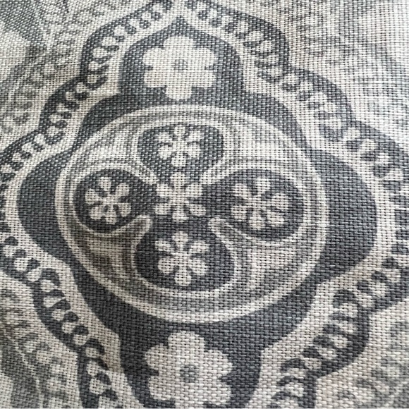 Nina Home Grey Paisley 100% Cotton Pillow Case Sham STANDARD Damask Floral Boho - Picture 11 of 12